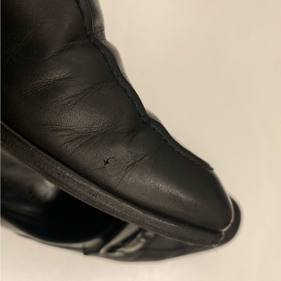 Salvatore Ferragamo || Mattia Side Buckle Dress Slip‎ On Loafers Black Silver 9 main image 3